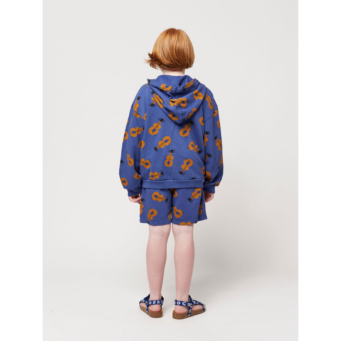 Bobo Choses Navy Blue Acoustic Guitar All Over Hoodie