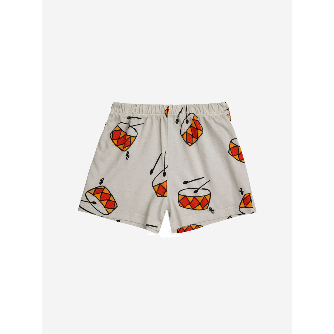 Bobo Choses Beige Play The Drum All Over Shorts