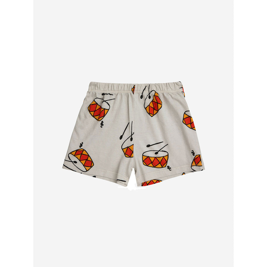 Bobo Choses Beige Play The Drum All Over Shorts