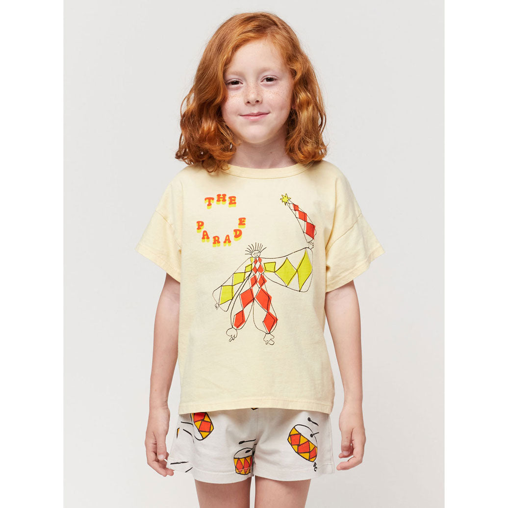 Bobo Choses Beige Play The Drum All Over Shorts