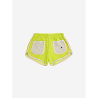 Bobo Choses Light Green Terry Shorts