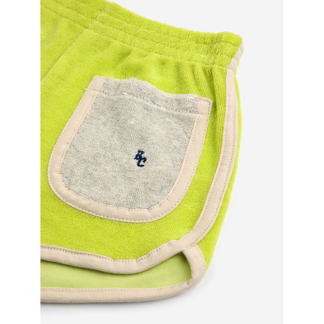 Bobo Choses Light Green Terry Shorts