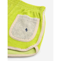 Bobo Choses Light Green Terry Shorts