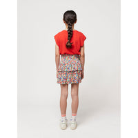 Bobo Choses Multicolor Confetti All Over Woven Ruffle Skirt