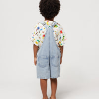 Bobo Choses Light Blue Bobo Choses Circle Short Dungaree