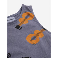 Bobo Choses Prussian Blue Acoustic Guitar All Over Dress