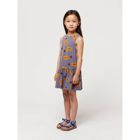 Bobo Choses Prussian Blue Acoustic Guitar All Over Dress