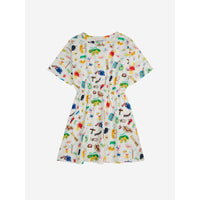 Bobo Choses Offwhite Funny Insects All Over Dress