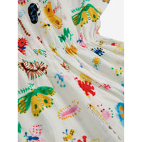 Bobo Choses Offwhite Funny Insects All Over Dress