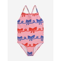 Bobo Choses Fuchsia Ribbon Bow All Over Swimsuit