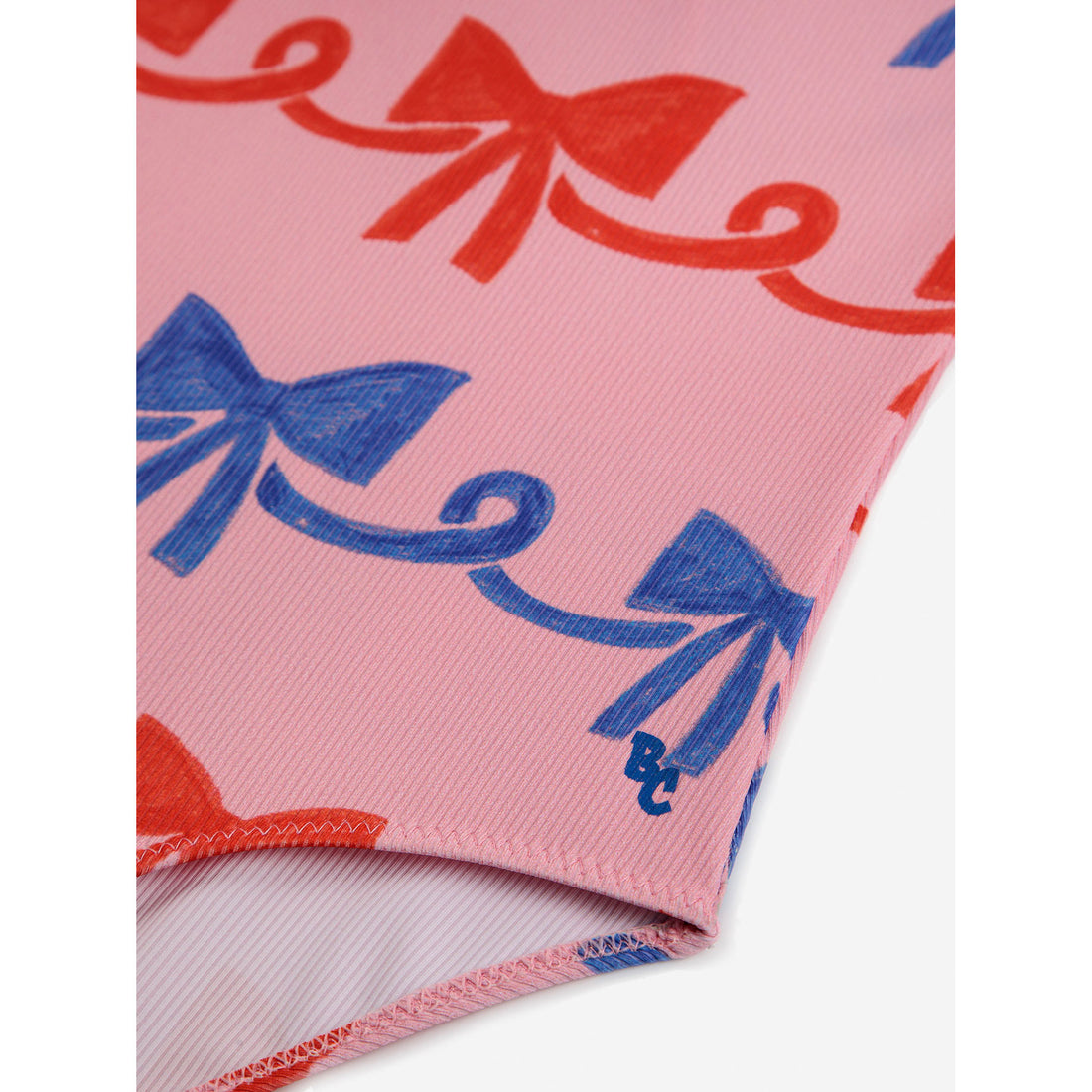 Bobo Choses Fuchsia Ribbon Bow All Over Swimsuit