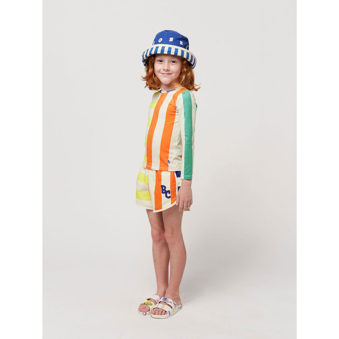 Bobo Choses Multicolor Stripes Swim Shorts