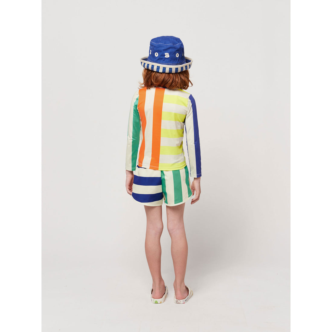 Bobo Choses Multicolor Stripes Swim Shorts