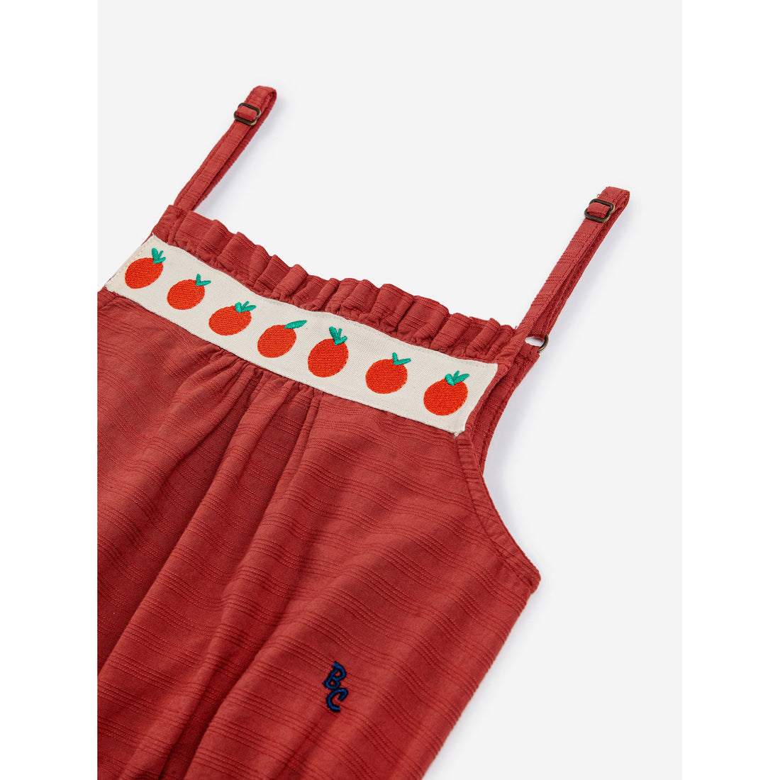 Bobo Choses Red Tomato Woven Top