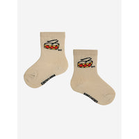Bobo Choses Beige Baby Play The Drum Short Socks