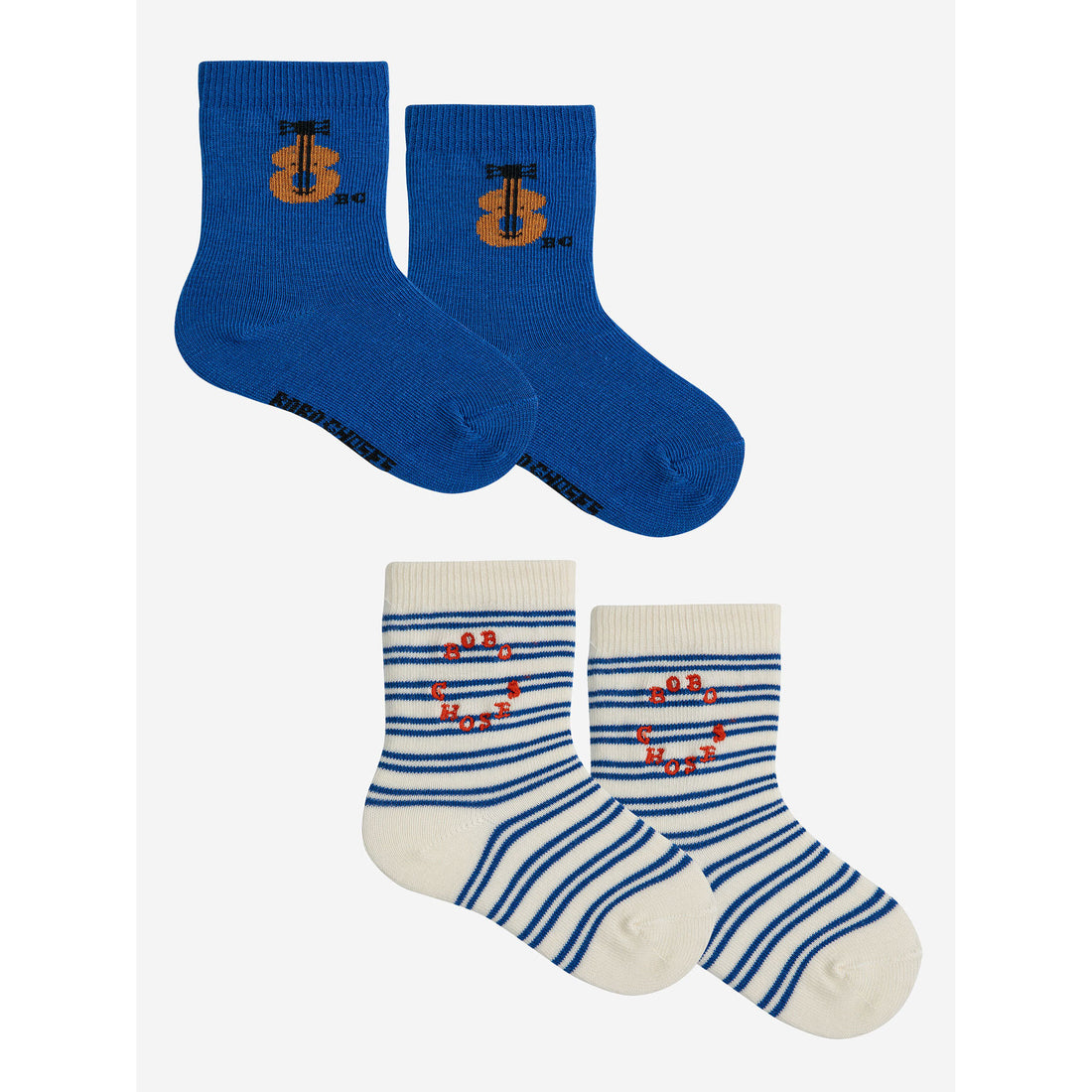 Bobo Choses Navy Blue Baby Acoustic Guitar Socks Pack