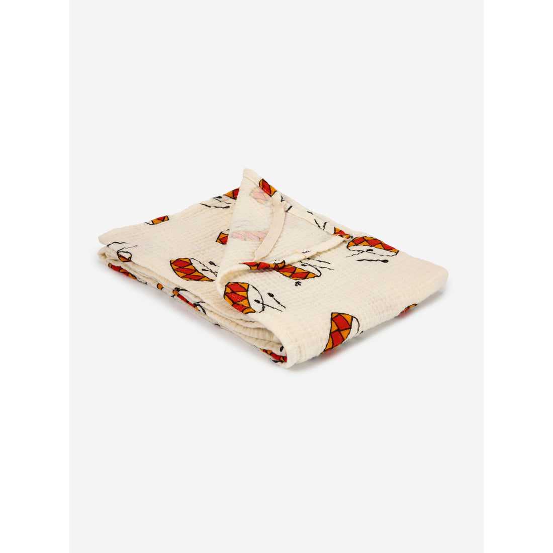 Bobo Choses Offwhite Baby Play The Drum All Over Muslin