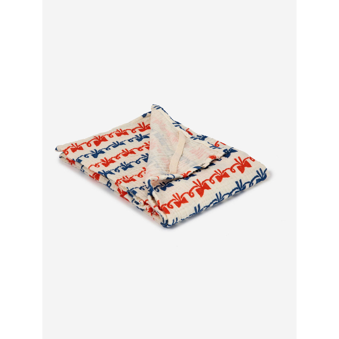 Bobo Choses Offwhite Baby Ribbon Bow All Over Muslin