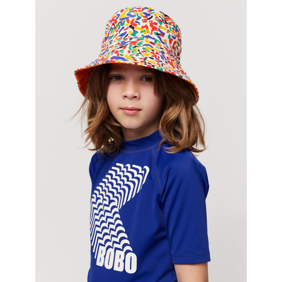 Bobo Choses Multicolor Confetti All Over Reversible Hat