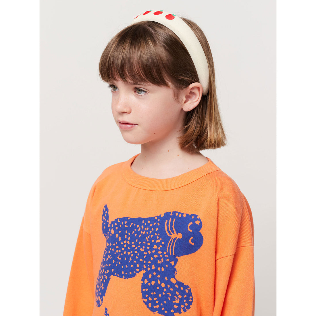 Bobo Choses Beige Tomato Canvas Stiff Headband