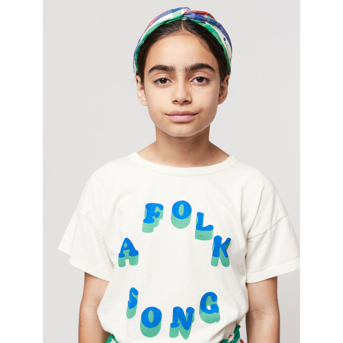 Bobo Choses Multicolor Madras Checks Woven Headband