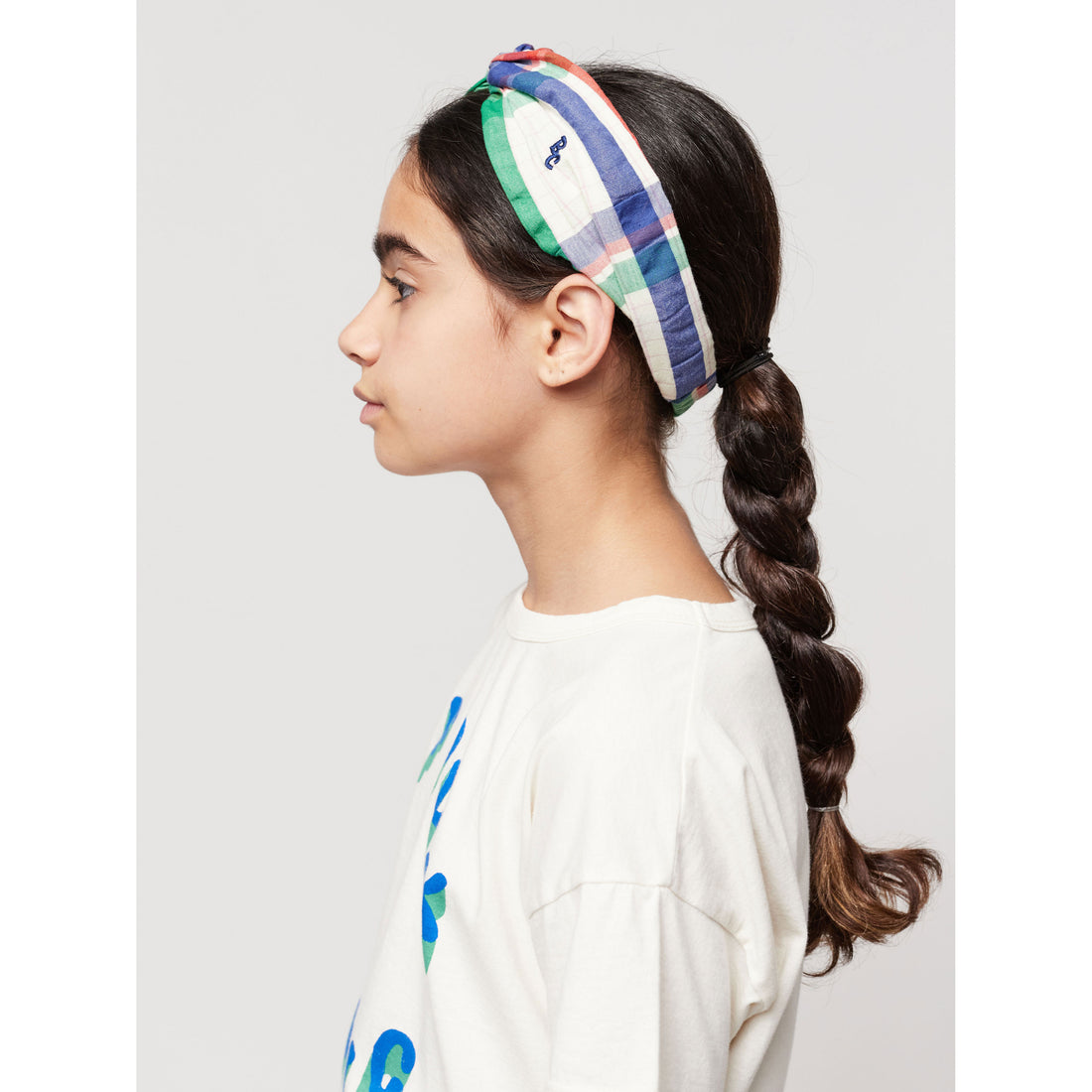 Bobo Choses Multicolor Madras Checks Woven Headband