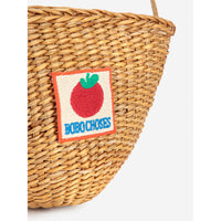 Bobo Choses Light Brown Bc Tomato Patch Raffia Hand Bag