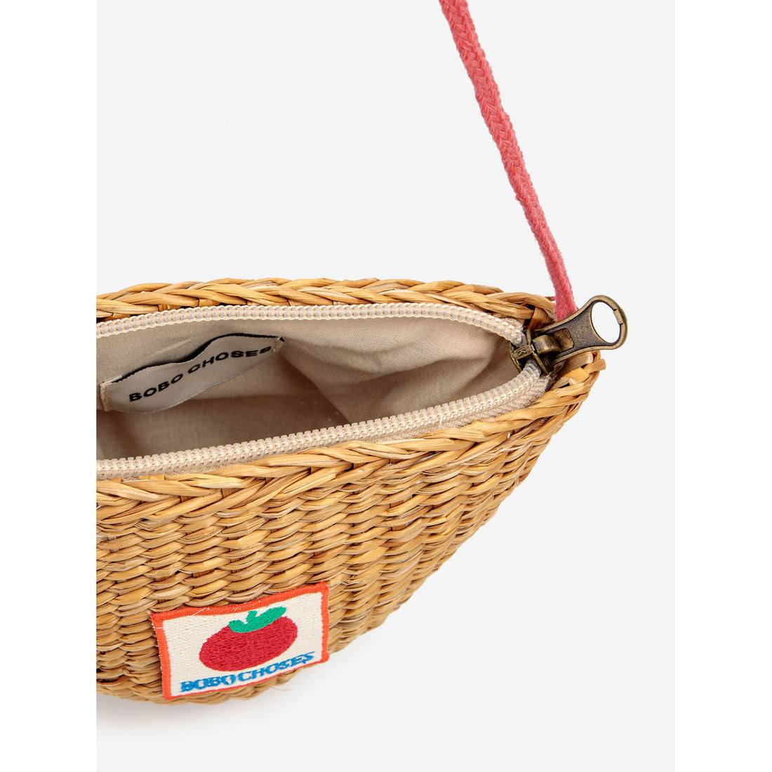 Bobo Choses Light Brown Bc Tomato Patch Raffia Hand Bag