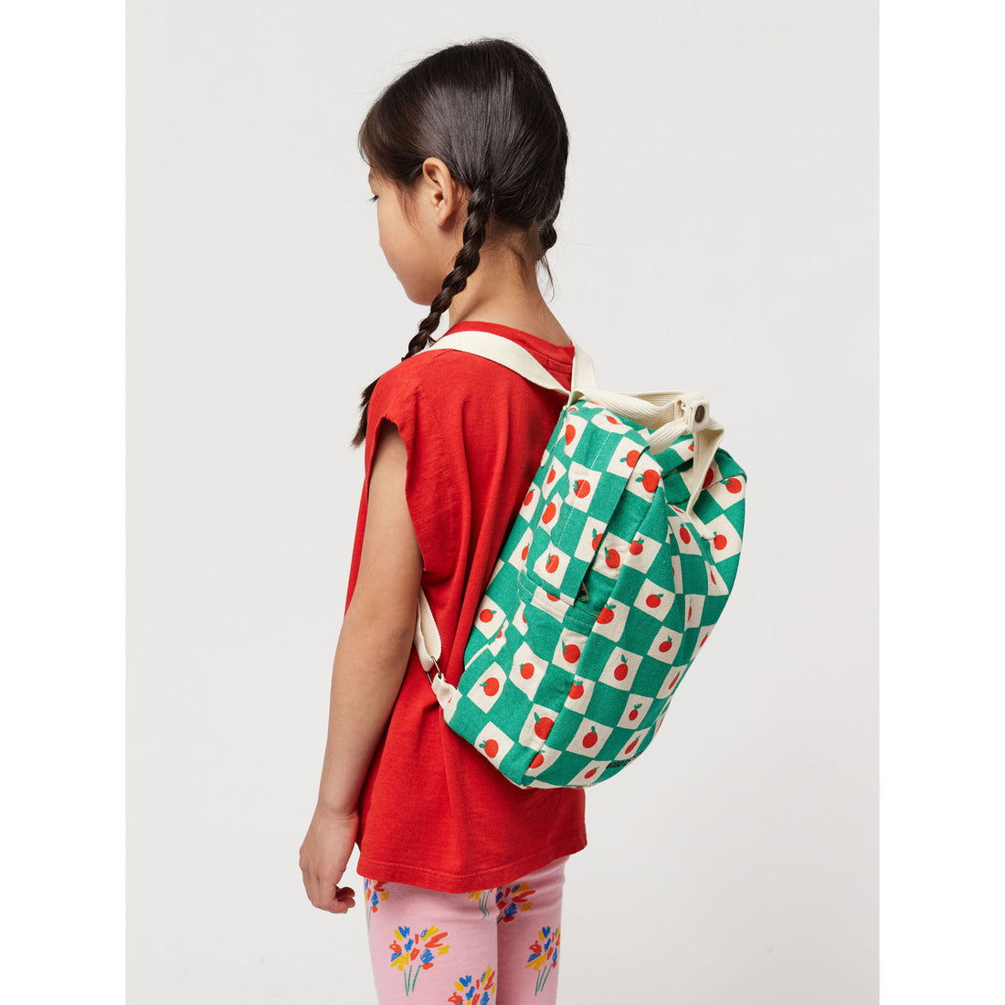 Bobo Choses Offwhite Tomato All Over School Bag