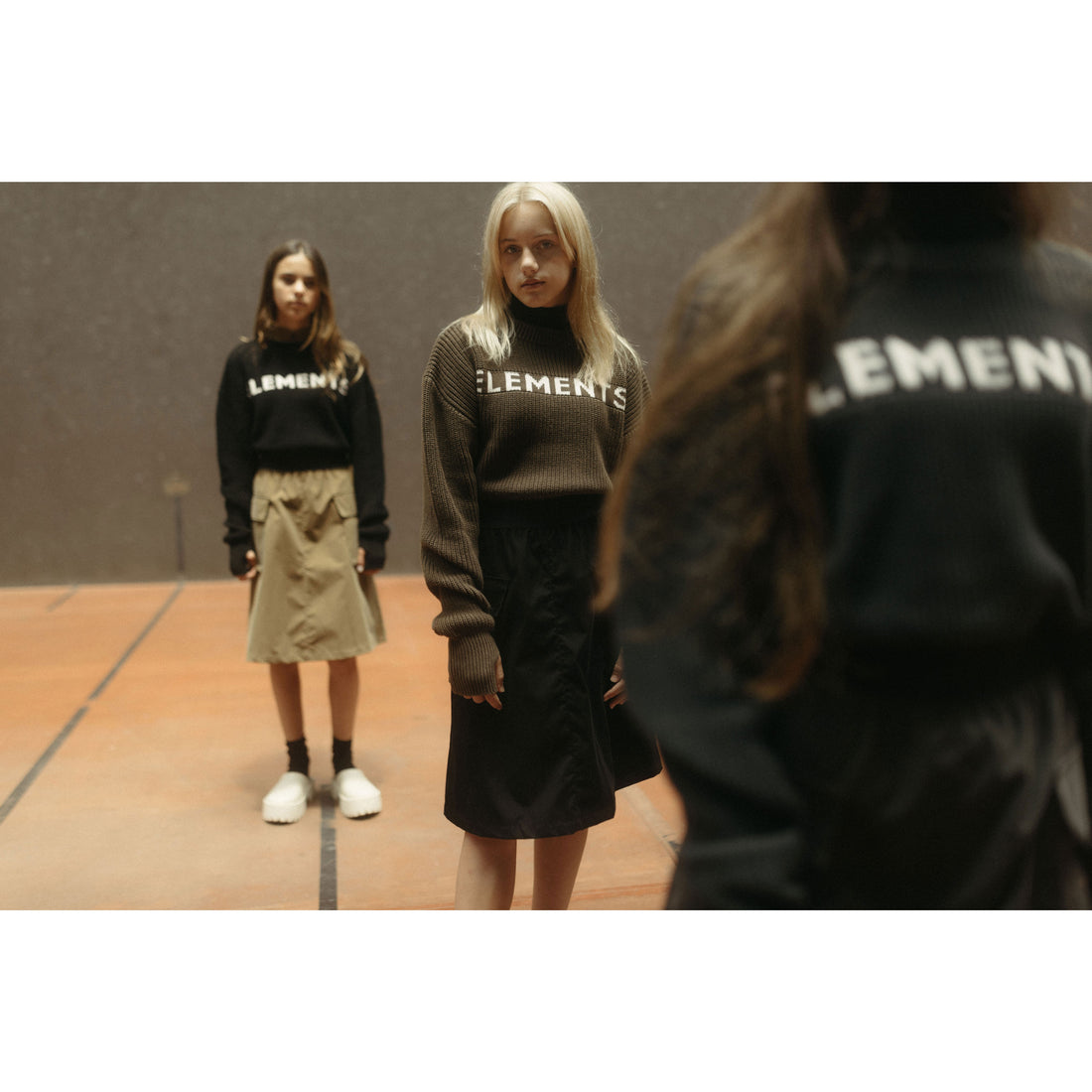 ELEMENTS Taupe Cargo Skirt
