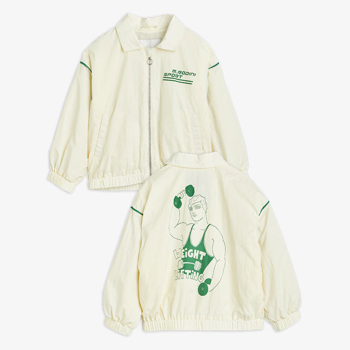 Mini Rodini Offwhite Weight Lifting Jacket