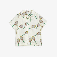 Mini Rodini Offwhite Tennis Aop Woven Shirt