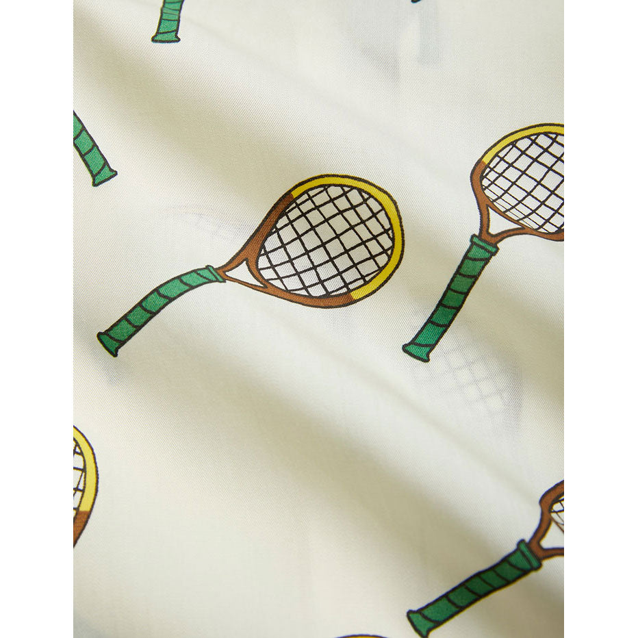 Mini Rodini Offwhite Tennis Aop Woven Shirt