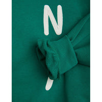 Mini Rodini Green Tennis Application Collar Sweatshirt