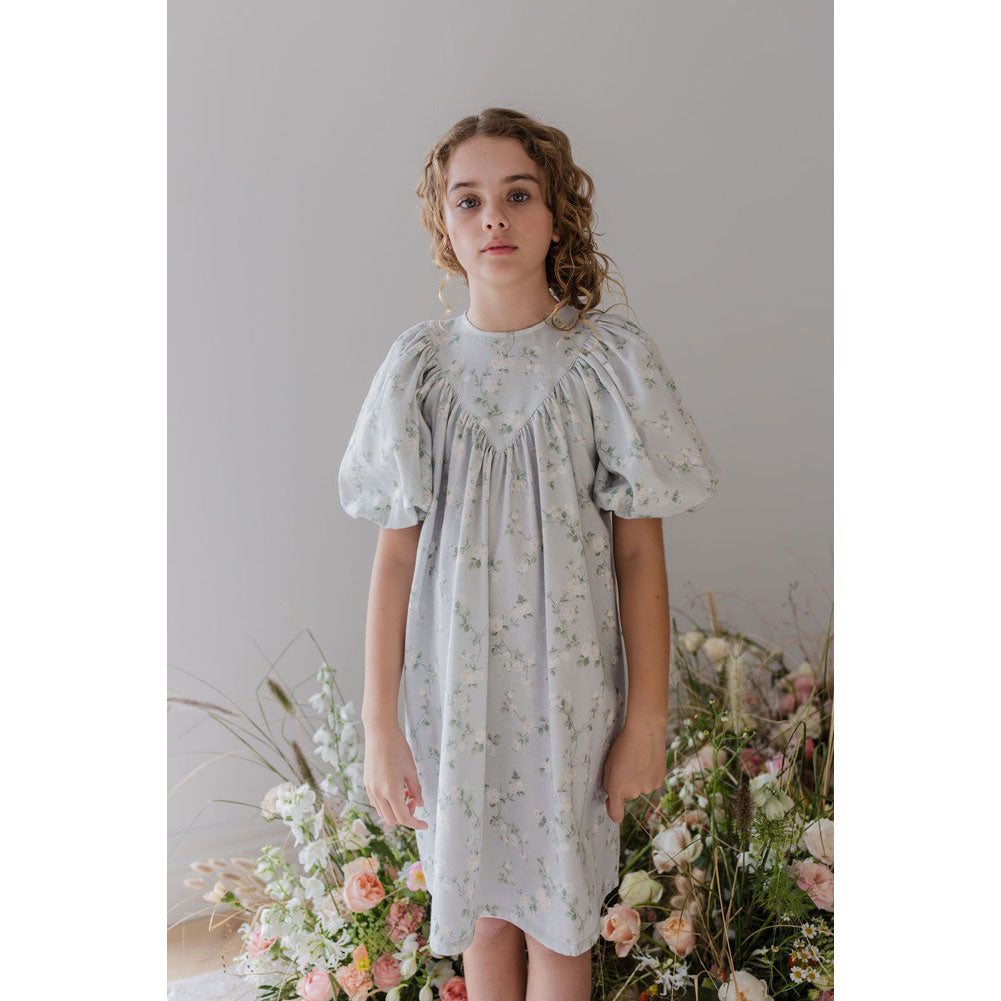 Steph Cream Bud Chambray Dress