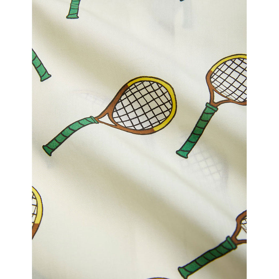 Mini Rodini Offwhite Tennis Aop Woven Dress