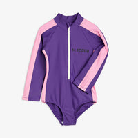 Mini Rodini Purple Stripe Uv Swimsuit