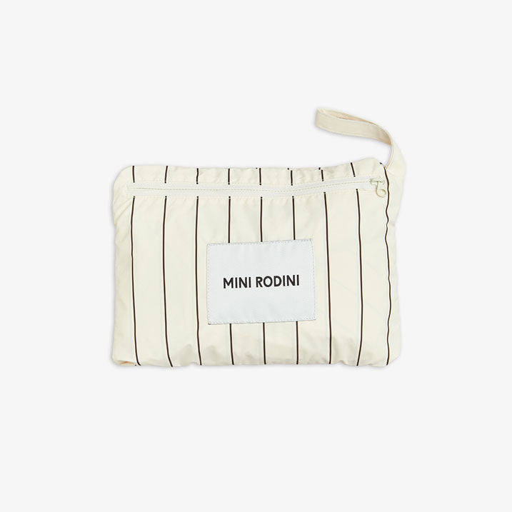 Mini Rodini Offwhite Owl Rain Poncho