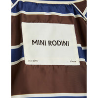 Mini Rodini Multi Stripe Reversible Baseball Jacket