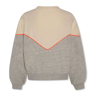 AO76 Grey Melange Miles Logo Sweater
