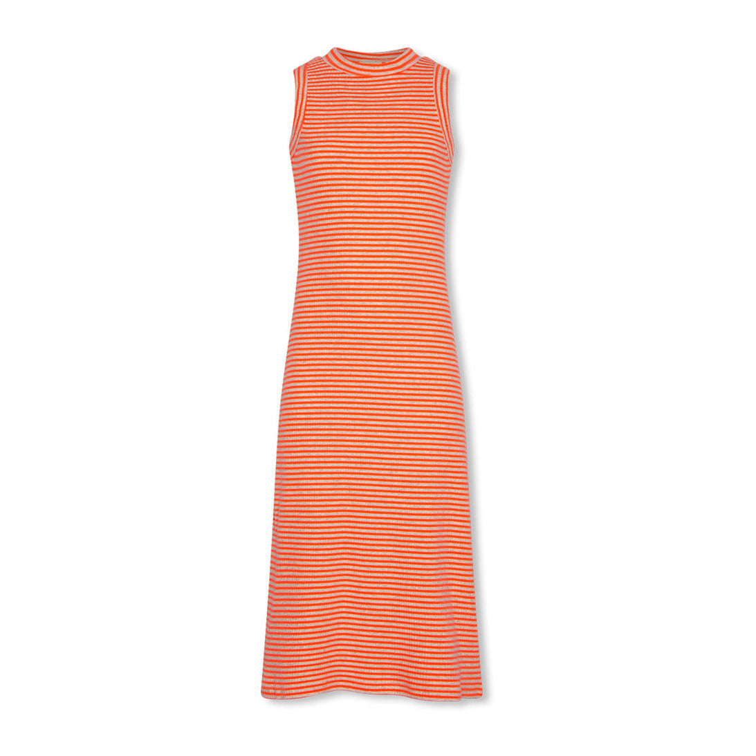 AO76 Fluo Coral Stripe Elio Dress