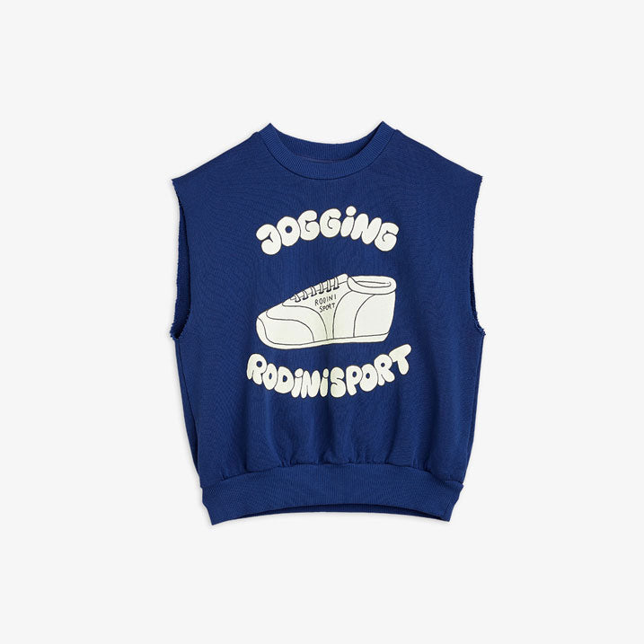 Mini Rodini Blue Jogging Sweat Tank