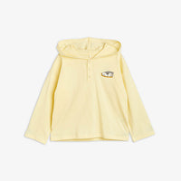 Mini Rodini Yellow Jogging Embroideredroidered Hoodie
