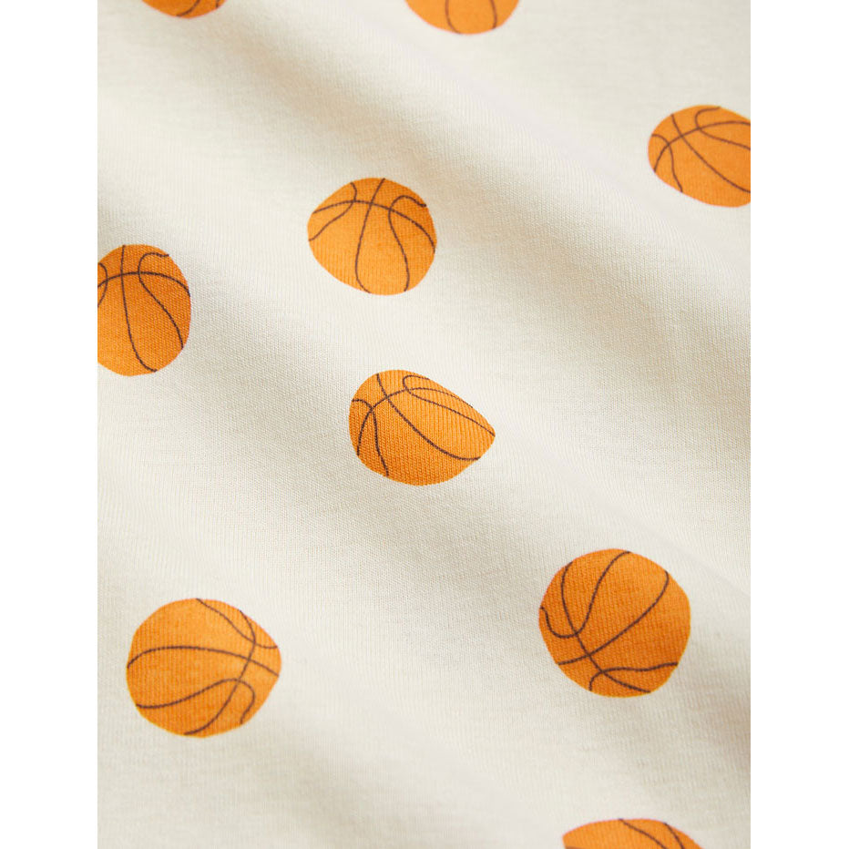 Mini Rodini Offwhite Basketball Aop Tee