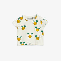 Mini Rodini Grey Medal Aop Tee