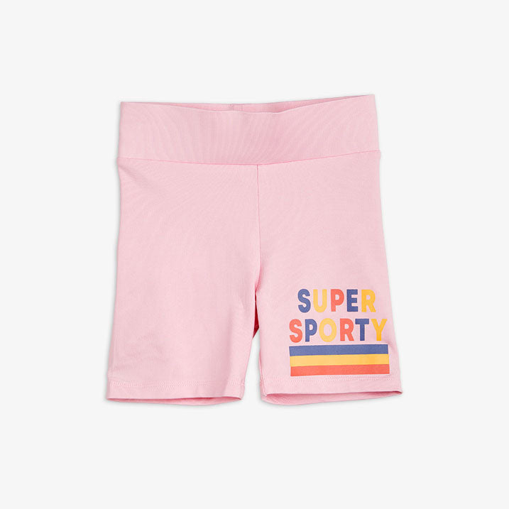 Mini Rodini Pink Super Sporty Bike Shorts