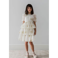Petite Amalie Spring Meadow Butterfly Dress