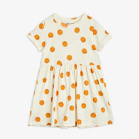 Mini Rodini Offwhite Basketball Aop Dress