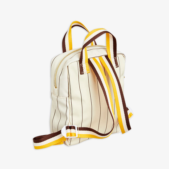 Mini Rodini Offwhite Owl Embroidered Mini Backpack