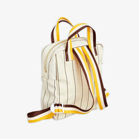 Mini Rodini Offwhite Owl Embroidered Mini Backpack